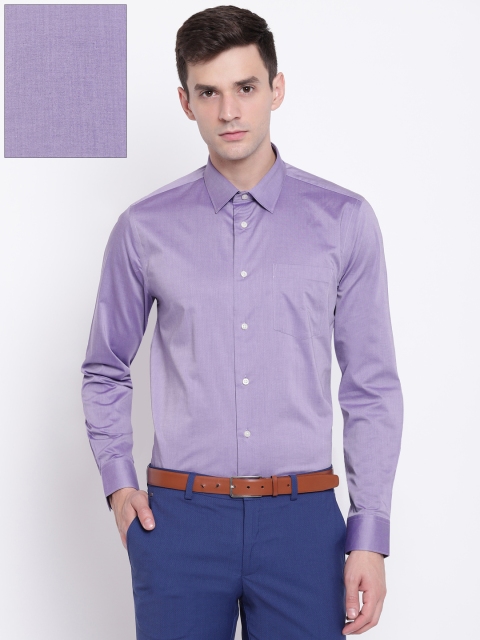 

Blackberrys Men Purple Slim Fit Solid Formal Shirt