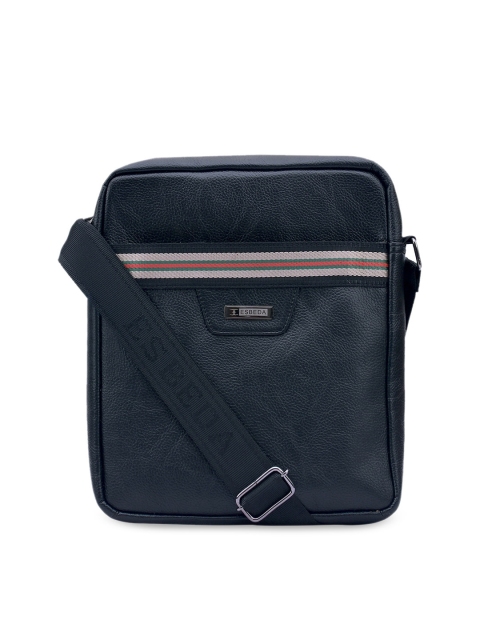 

ESBEDA Black Textured Messenger Bag