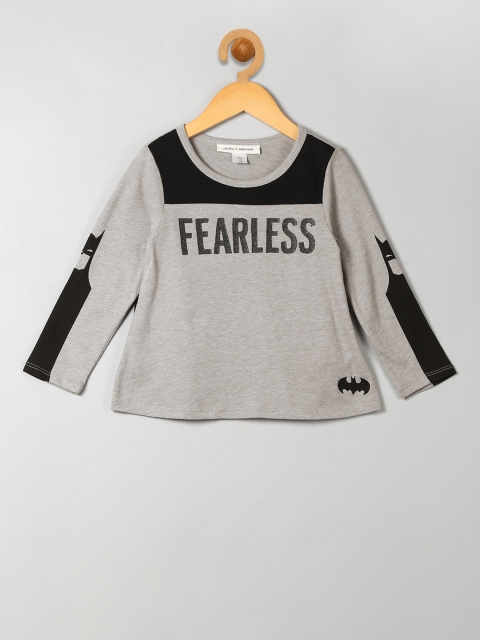 

GAP Toddler Girl Grey Junk Food Batman Cape T-shirt