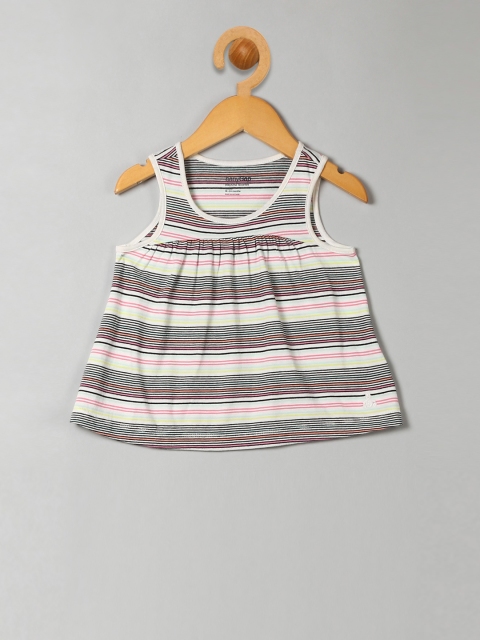 

GAP Girls White Striped Top