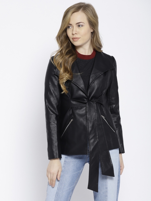 

MABISH by Sonal Jain Women Black Solid Tailored Jacket