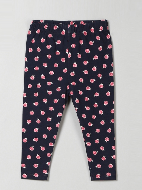 

GAP Toddler Girls Print Leggings In Stretch Jersey, Navy blue