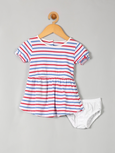 

GAP Baby Knot-Sleeve T-Shirt Dress, White