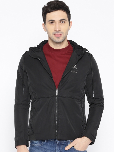 

Fort Collins Men Black Hooded Padded Jacket