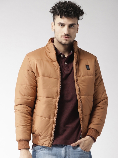 

Fort Collins Men Brown Solid Bomber Jacket