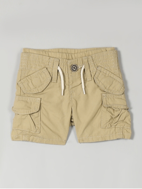 

GAP Baby Boys Beige Solid Beachcomber Shorts
