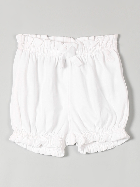 

GAP Baby Girls White Bow Bubble Shorts