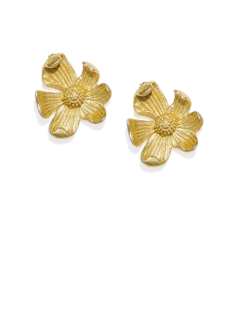 

Pipa Bella Gold-Toned Floral Studs