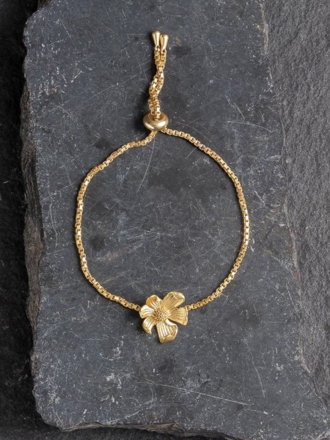 

Pipa Bella Gold-Toned Metal Gold-Plated Charm Bracelet