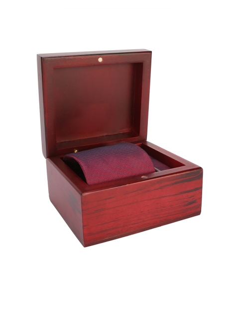 

Peter England Men Maroon Accessory Gift Set
