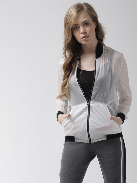 

Fort Collins Women White Solid Bomber