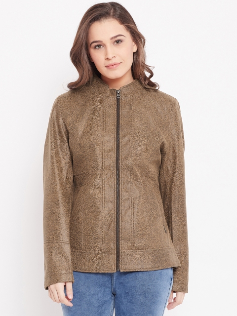 

Fort Collins Women Brown Solid Tailored Jacket