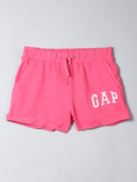 

GAP Girls Pink Pull-On Logo Shorts