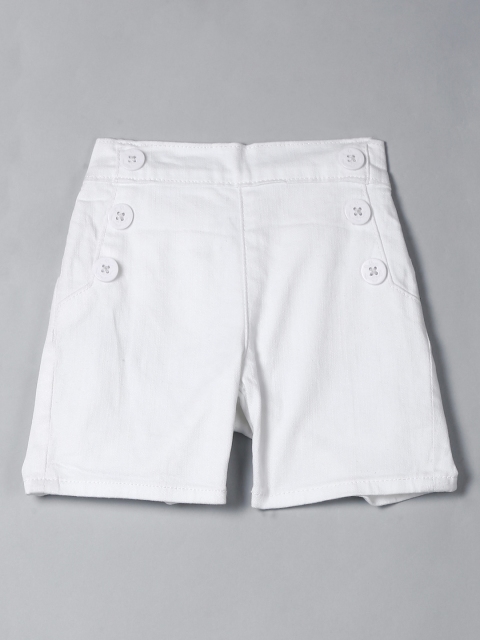 

GAP Baby White 1969 Sailor Denim Culotte Shorts