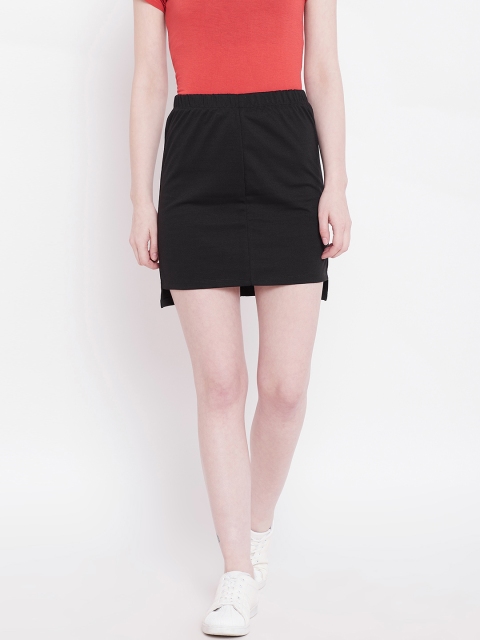

OVS Women Black Solid Mini Skirt