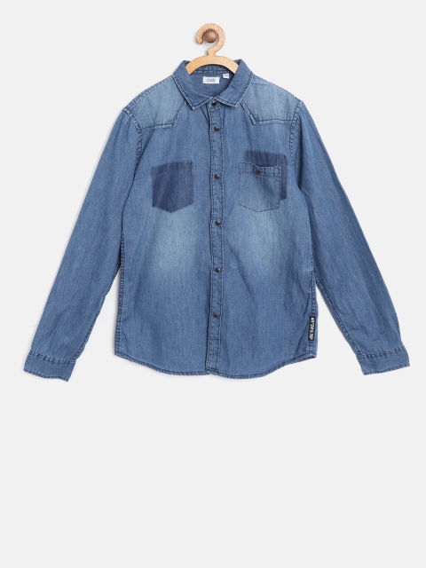 

OVS Boys Blue Regular Fit Washed Denim Shirt