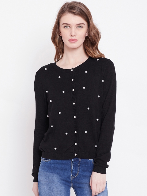 

OVS Women Black Embellished Cardigan
