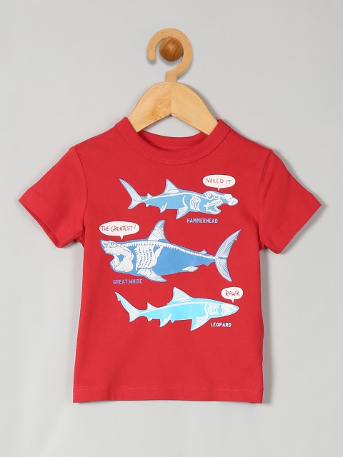 

GAP Girls Red Graphic Short Sleeve T-shirt