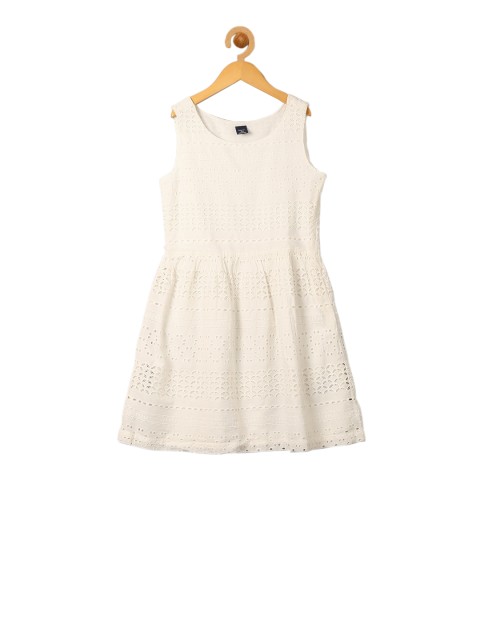 

GAP Girls Eyelet Tank Dress, White