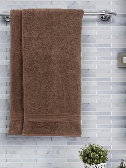 

MASPAR Set of 2 Brown Bath Towels