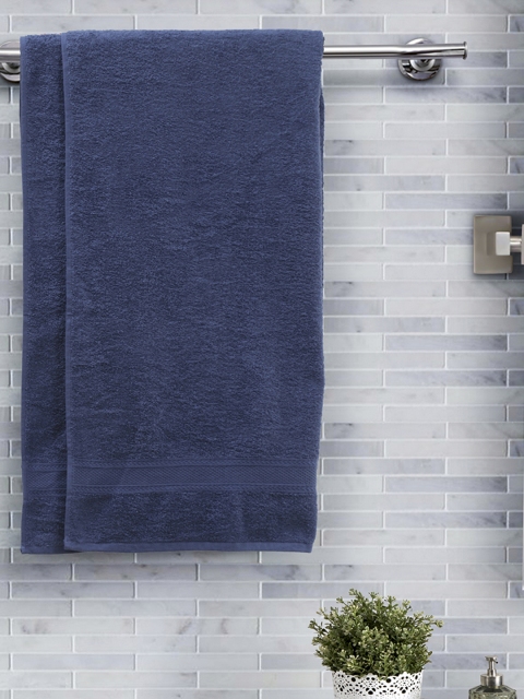 

MASPAR Set of 2 Navy Blue Bath Towels