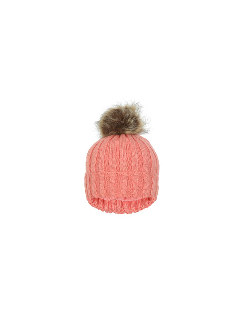 

FabSeasons Women Pink Self Design Beanie
