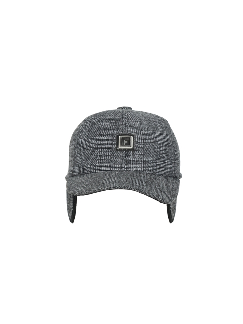 

FabSeasons Unisex Grey Solid Snapback Cap