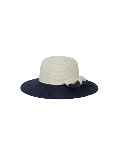 

FabSeasons Women Blue & Beige Colourblocked Sun Hat