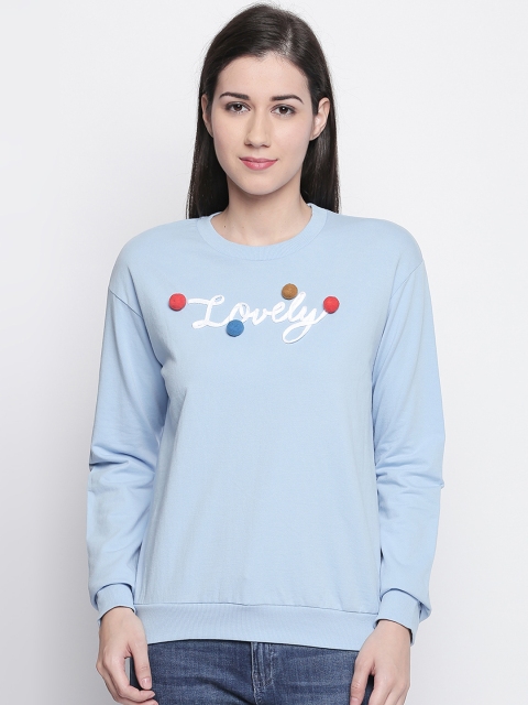 

Honey by Pantaloons Women Blue Sweatshirt
