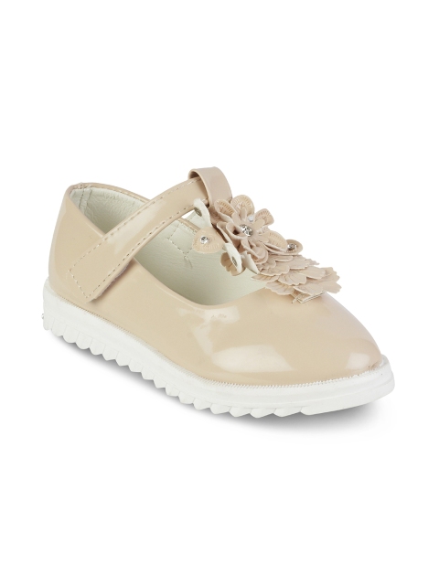 

Kittens Girls Beige Solid Synthetic Mary Janes