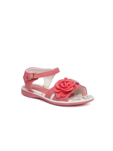 

Kittens Girls Pink Solid Open Toe Flats