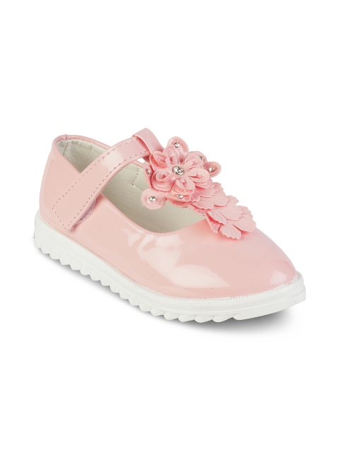 

Kittens Girls Pink Solid Synthetic Patent Mary Janes