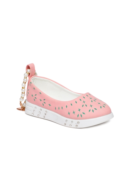 

Kittens Girls Pink Printed Ballerinas