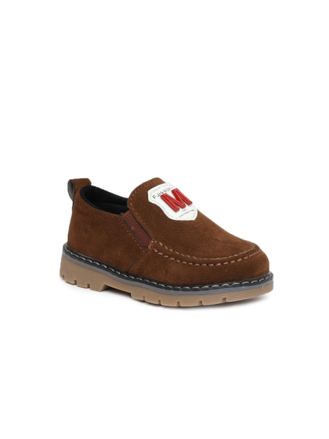 

Kittens Boys Brown Slip-On Sneakers