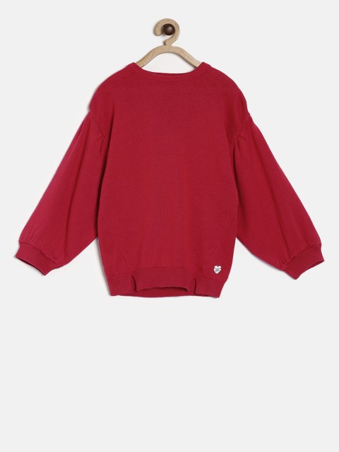 

Pepe Jeans Girls Red Solid Pullover