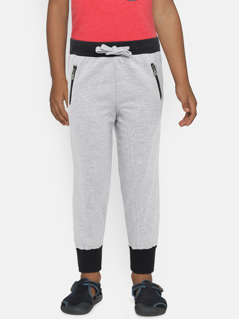 

Pepe Jeans Boys Grey Solid Joggers