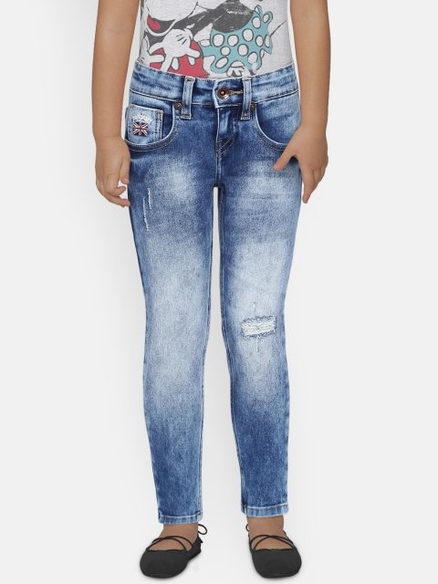 

Pepe Jeans Boys Blue Regular Fit Mid-Rise Low Distress Stretchable Jeans