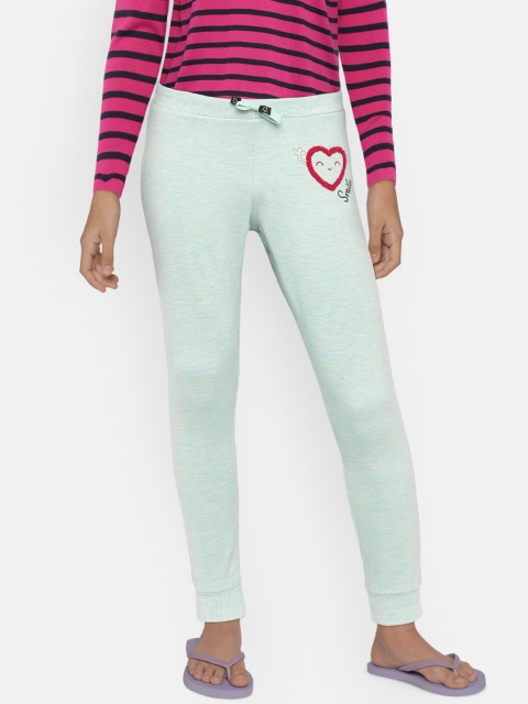 

Sweet Dreams Girls Teal Green Solid Pyjamas