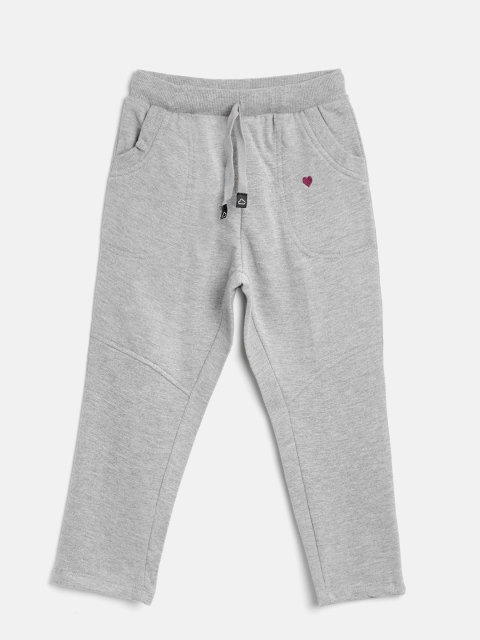 

Sweet Dreams Girls Grey Melange Solid Pyjamas GP-433278