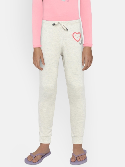 

Sweet Dreams Girls Beige Printed Pyjamas, Off white