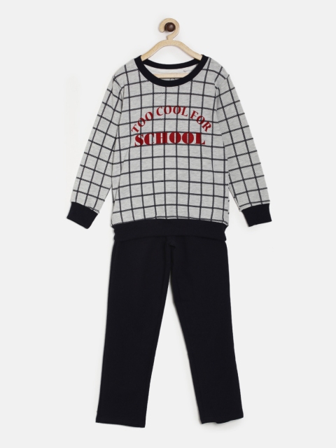 

Sweet Dreams Girls Grey Printed Tracksuit