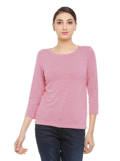 

Allen Solly Woman Women Pink Striped Top
