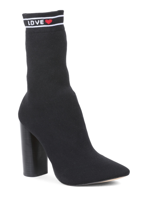 

ALDO Women Black Solid Heeled Boots