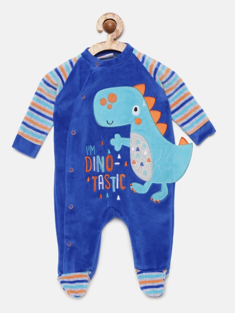 

Lily & Jack Boys Blue Printed Sleepsuit