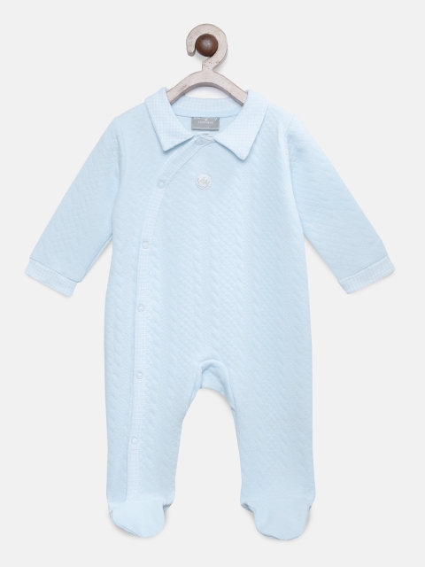 

Rock-a-Bye Baby Boys Blue Quilted Sleepsuit