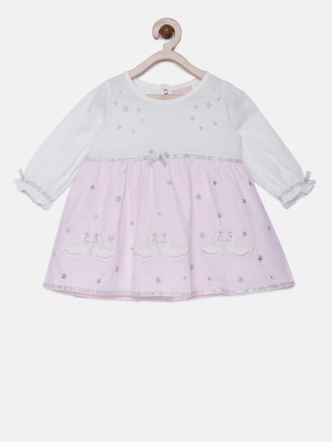 

Chloe Louise Girls Pink Embroidered Fit & Flare Dress