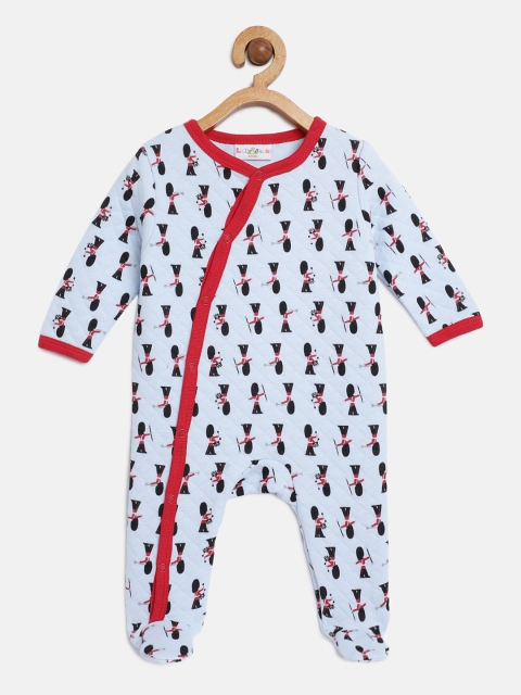 

Lily & Jack Boys Blue Printed Quilted Sleepsuit K12867