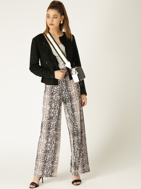 

United Colors of Benetton Women Black Solid Tailored Jacket