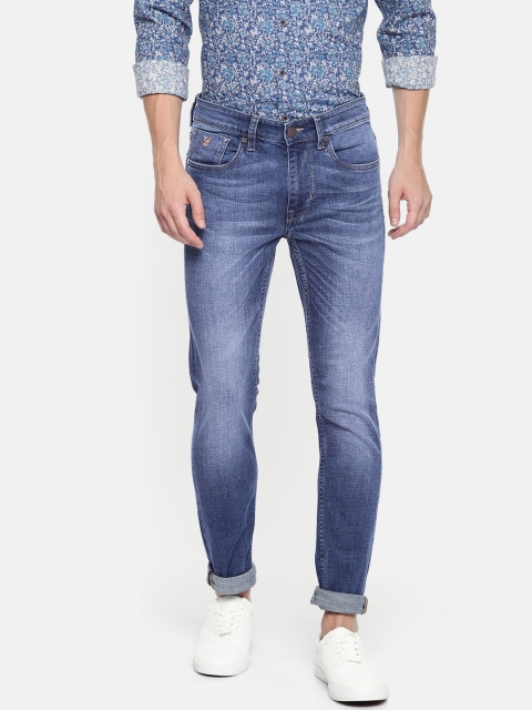 

U.S. Polo Assn. Denim Co. Men Blue Skinny Fit Mid-Rise Clean Look Stretchable Jeans