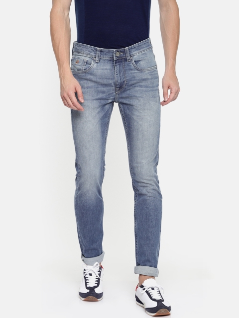 

U.S. Polo Assn. Denim Co. Men Blue Skinny Fit Mid-Rise Clean Look Stretchable Jeans